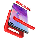 GKK Three Stage Splicing Full Coverage PC Case for Galaxy S10+ (Red)