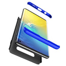 GKK Three Stage Splicing Full Coverage PC Case for Galaxy S10 (Black Blue)