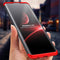 GKK Three Stage Splicing Full Coverage PC Case for Galaxy S10 (Black Red)
