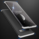 GKK Three Stage Splicing Full Coverage PC Case for Galaxy S10 (Black Silver)