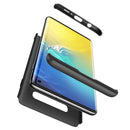 GKK Three Stage Splicing Full Coverage PC Case for Galaxy S10 (Black)