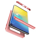 GKK Three Stage Splicing Full Coverage PC Case for Galaxy S10 (Rose Gold)