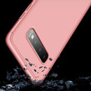 GKK Three Stage Splicing Full Coverage PC Case for Galaxy S10 (Rose Gold)