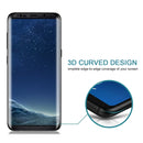 Full Screen Edge Glue Tempered Glass Screen Protector For Galaxy S8+ / G955(Black)