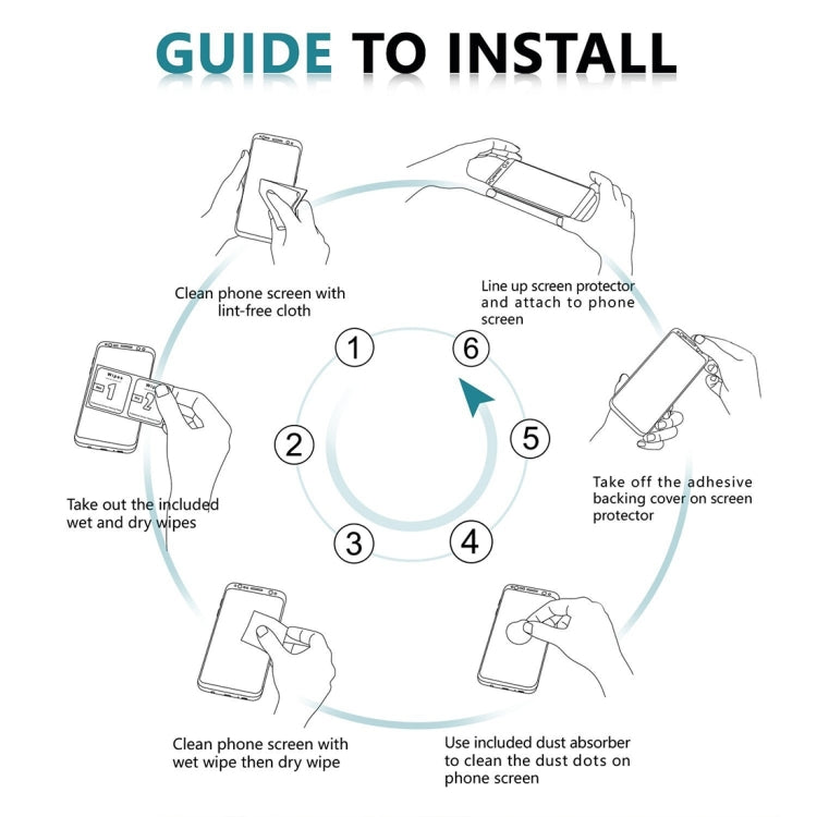 Full Screen Edge Glue Tempered Glass Screen Protector For Galaxy S8+ / G955(Black)