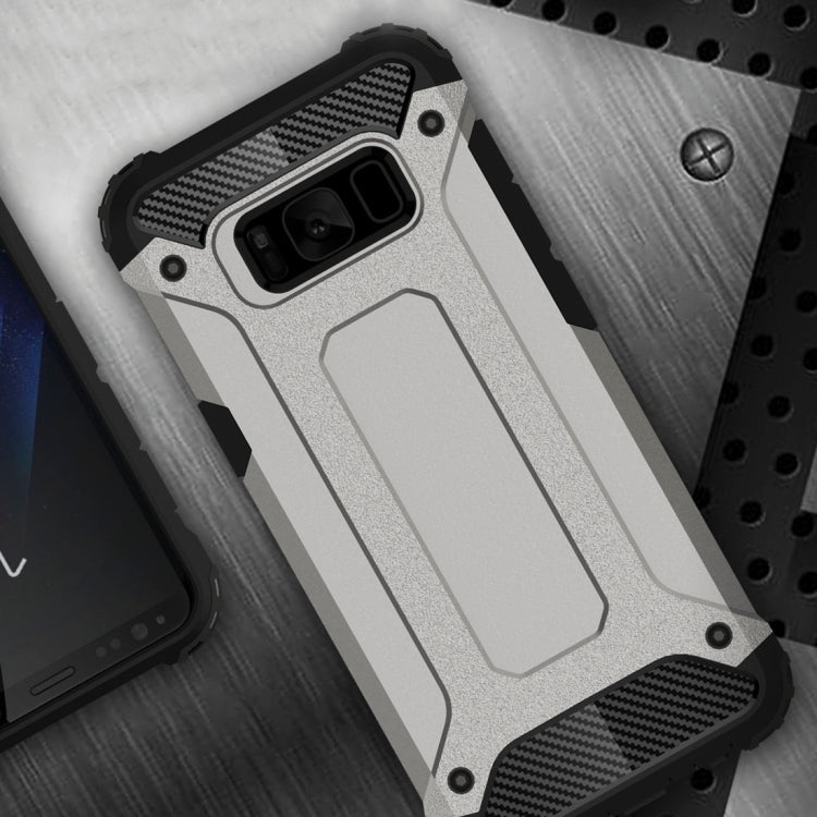 For Galaxy S8 + / G955 Tough Armor TPU + PC Combination Case(Grey)