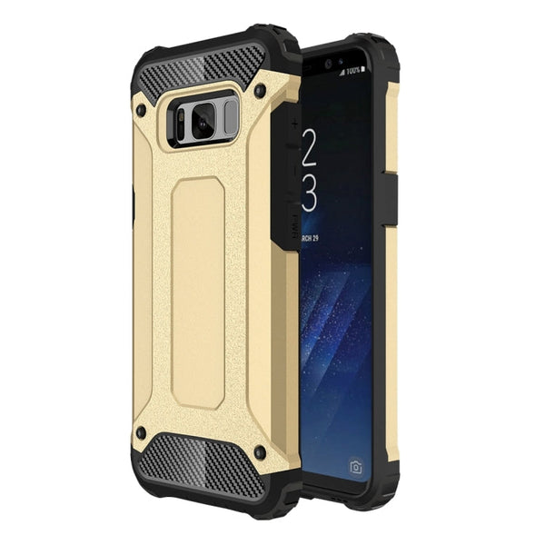 For Galaxy S8 + / G955 Plus Tough Armor TPU + PC Combination Case(Gold)