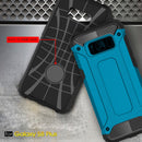 For Galaxy S8 + / G955 Tough Armor TPU + PC Combination Case(Blue)