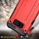 For Galaxy S8 + / G955 Tough Armor TPU + PC Combination Case(Red)
