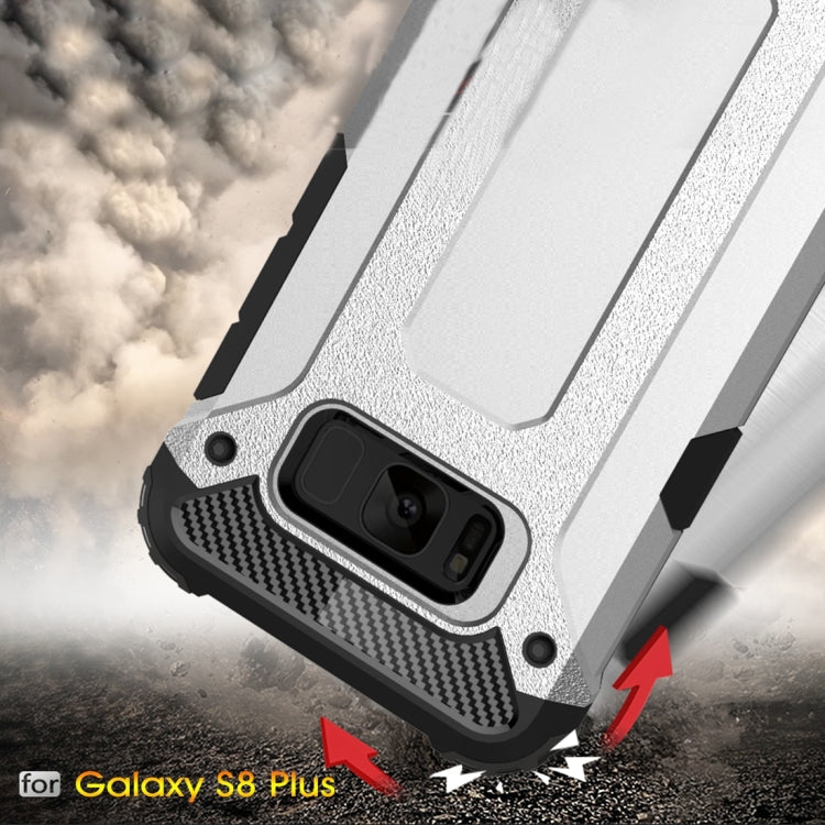 For Galaxy S8 + / G955 Tough Armor TPU + PC Combination Case(Silver)