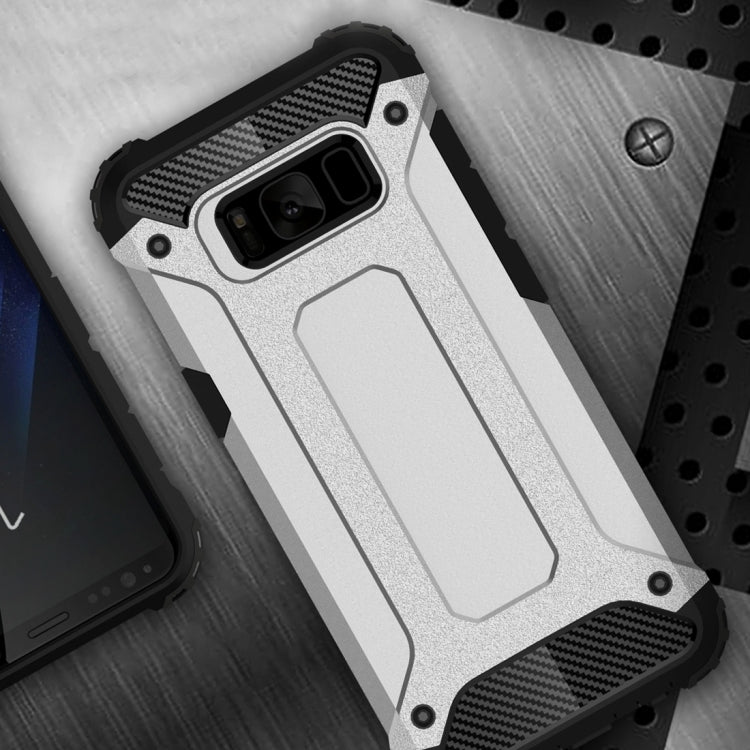 For Galaxy S8 + / G955 Tough Armor TPU + PC Combination Case(Silver)