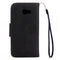 For Galaxy A7 (2017) / A720 Butterflies Embossing Horizontal Flip Leather Case with Holder & Card Slots & Wallet & Lanyard (Black)