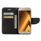 For Galaxy A7 (2017) / A720 Butterflies Embossing Horizontal Flip Leather Case with Holder & Card Slots & Wallet & Lanyard (Black)
