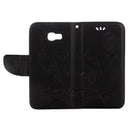 For Galaxy A7 (2017) / A720 Butterflies Embossing Horizontal Flip Leather Case with Holder & Card Slots & Wallet & Lanyard (Black)