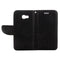 For Galaxy A7 (2017) / A720 Butterflies Embossing Horizontal Flip Leather Case with Holder & Card Slots & Wallet & Lanyard (Black)