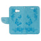 For Galaxy A7 (2017) / A720 Butterflies Embossing Horizontal Flip Leather Case with Holder & Card Slots & Wallet & Lanyard (Blue)
