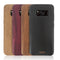 MOFI for Galaxy S8 Wood Texture TPU Protective Back Cover Case(Brown)