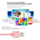 2m 3A Woven Style Metal Head Micro USB to USB Data / Charger Cable, For Samsung / Huawei / Xiaomi / Meizu / LG / HTC and Other Smartphones(Rose Gold)