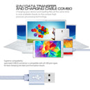 3A Woven Style Metal Head Micro USB to USB Data / Charger Cable, Cable Length: 3m(Silver)