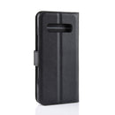 Litchi Texture Horizontal Flip Leather Case for Galaxy S10 , with Wallet & Holder & Card Slots(Black)