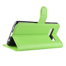 Litchi Texture Horizontal Flip Leather Case for Galaxy S10 , with Wallet & Holder & Card Slots(Green)