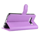 Litchi Texture Horizontal Flip Leather Case for Galaxy S10 , with Wallet & Holder & Card Slots(Purple)