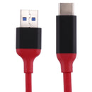 1m Aluminum Alloy Head USB-C / Type-C 3.1 to USB 3.0 Data / Charger Cable , For Galaxy S8 & S8 + / LG G6 / Huawei P10 & P10 Plus / Oneplus 5 / Xiaomi Mi6 & Max 2 /and other Smartphones(Red)