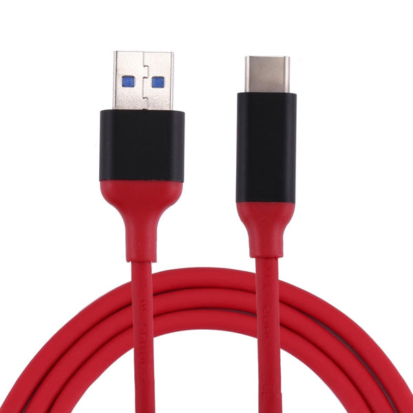 1m Aluminum Alloy Head USB-C / Type-C 3.1 to USB 3.0 Data / Charger Cable , For Galaxy S8 & S8 + / LG G6 / Huawei P10 & P10 Plus / Oneplus 5 / Xiaomi Mi6 & Max 2 /and other Smartphones(Red)