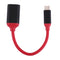 15cm Aluminum Alloy Head USB-C / Type-C 3.1 Male to USB 3.0 Female OTG Converter Adapter Cable, For Galaxy S8 & S8 + / LG G6 / Huawei P10 & P10 Plus / Oneplus 5 / Xiaomi Mi6 & Max 2 /and other Smartphones(Red)