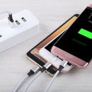 2A 1.2m 3 in 1 USB to 8 Pin & USB-C / Type-C & Micro USB Nylon Weave Charging Cable, For iPhone / iPad / Galaxy / Huawei / Xiaomi / LG / HTC / Meizu and Other Smart Phones(Silver)