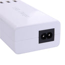 YC-CDA23 8 USB Ports 8A Travel Charger with LCD Screen and Wireless Charger, US Plug