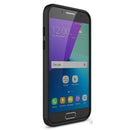 For Smasung Galaxy A3 A320 (2017) Brushed Carbon Fiber Texture Shockproof TPU Protective Case(Black)