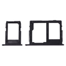 SIM Card Tray + SIM & Micro SD Card Tray for Galaxy J3 (2017) Dual SIM / J330 & J5 (2017) Dual SIM / J530 & J7 (2017) Dual SIM / J730(Black)
