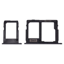 SIM Card Tray + SIM & Micro SD Card Tray for Galaxy J3 (2017) Dual SIM / J330 & J5 (2017) Dual SIM / J530 & J7 (2017) Dual SIM / J730(Black)