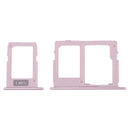 SIM Card Tray + SIM & Micro SD Card Tray for Galaxy J3 (2017) Dual SIM / J330 & J5 (2017) Dual SIM / J530 & J7 (2017) Dual SIM / J730(Rose Gold)