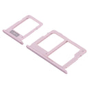 SIM Card Tray + SIM & Micro SD Card Tray for Galaxy J3 (2017) Dual SIM / J330 & J5 (2017) Dual SIM / J530 & J7 (2017) Dual SIM / J730(Rose Gold)