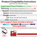 TOPK 1m 2.4A Max USB to USB-C / Type-C 90 Degree Elbow Magnetic Charging Cable with LED Indicator(Red)