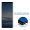 For Galaxy Note 8 0.26mm 9H Surface Hardness 3D Curved Privacy Anti-glare Full Screen Tempered Glass Screen Protector (Transparent)