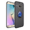Shockproof TPU Case for Galaxy S7 Edge, with Holder (Black Blue)