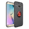 Shockproof TPU Case for Galaxy S7 Edge, with Holder (Black Red)
