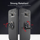 Shockproof TPU Case for Galaxy S7 Edge, with Holder (Red)