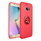 Shockproof TPU Case for Galaxy S7 Edge, with Holder (Red)
