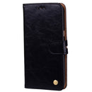 For Sumsung Galaxy A5 (2017) Business Style Oil Wax Texture Horizontal Flip Leather Case with Holder & Card Slots & Wallet(Black)