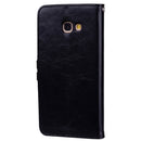 For Sumsung Galaxy A5 (2017) Business Style Oil Wax Texture Horizontal Flip Leather Case with Holder & Card Slots & Wallet(Black)