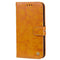 For Samsung Galaxy J5 (2017) / J530 (EU Version) Business Style Oil Wax Texture Horizontal Flip Leather Case with Holder & Card Slots & Wallet(Yellow)