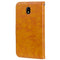 For Samsung Galaxy J5 (2017) / J530 (EU Version) Business Style Oil Wax Texture Horizontal Flip Leather Case with Holder & Card Slots & Wallet(Yellow)