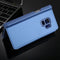 For Galaxy S9 Electroplating Mirror Horizontal Flip Leather Case with Holder(Blue)