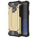 For Galaxy S9 TPU + PC 360 Degree Protection Shockproof Protective Back Case(Gold)