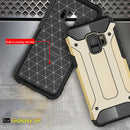 For Galaxy S9 TPU + PC 360 Degree Protection Shockproof Protective Back Case(Gold)
