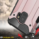 For Galaxy S9 TPU + PC 360 Degree Protection Shockproof Protective Back Case(Rose Gold)